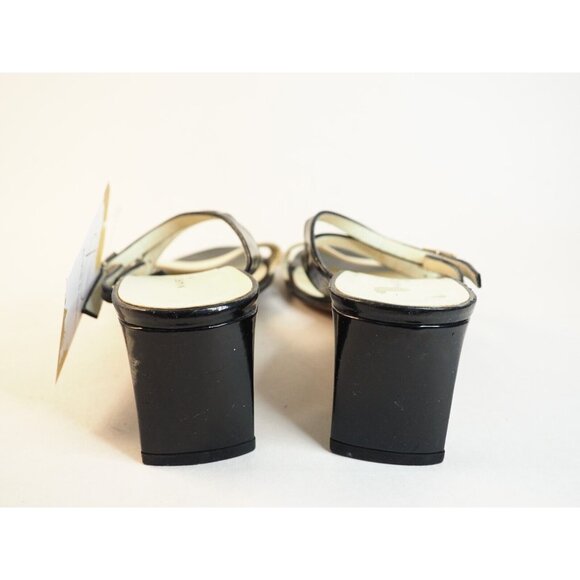 Marc Jacobs Black and Cream Heels - Picture 4 of 8